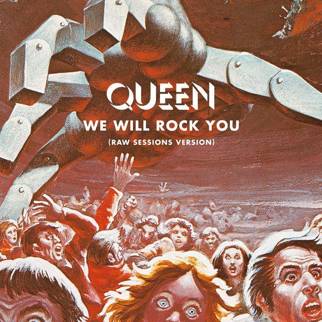 Portada del álbum "We Will Rock You (Raw Sessions)", de Queen