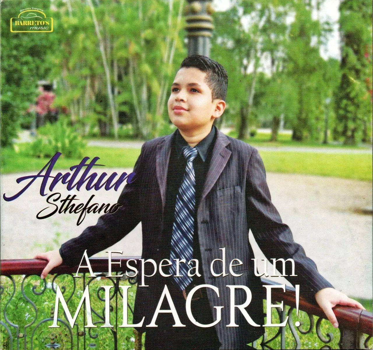 Portada de Álbum "A Espera de Um Milagre", de Arthur Stefano
