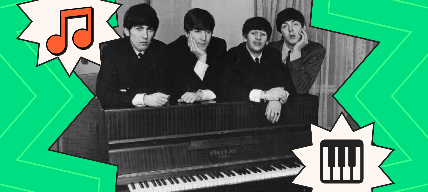 Publicación destacada: 22 canciones de los Beatles para tocar en el teclado