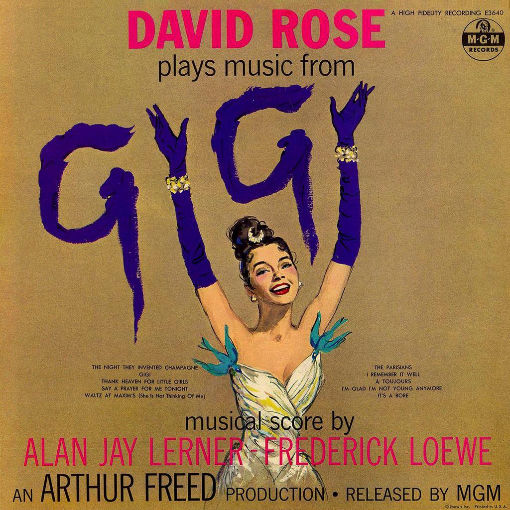 Portada de Álbum "Gigi", de David Rose