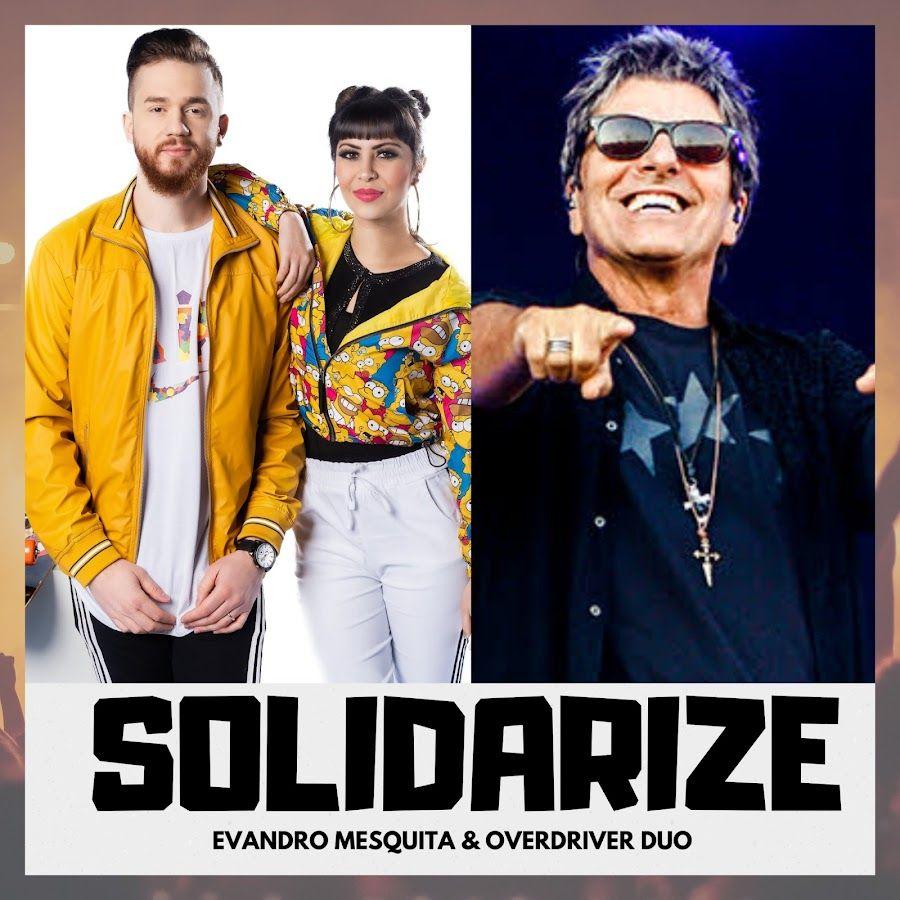 Capa do Single/EP "Solidarize (part. Overdriver Duo)", de Evandro Mesquita
