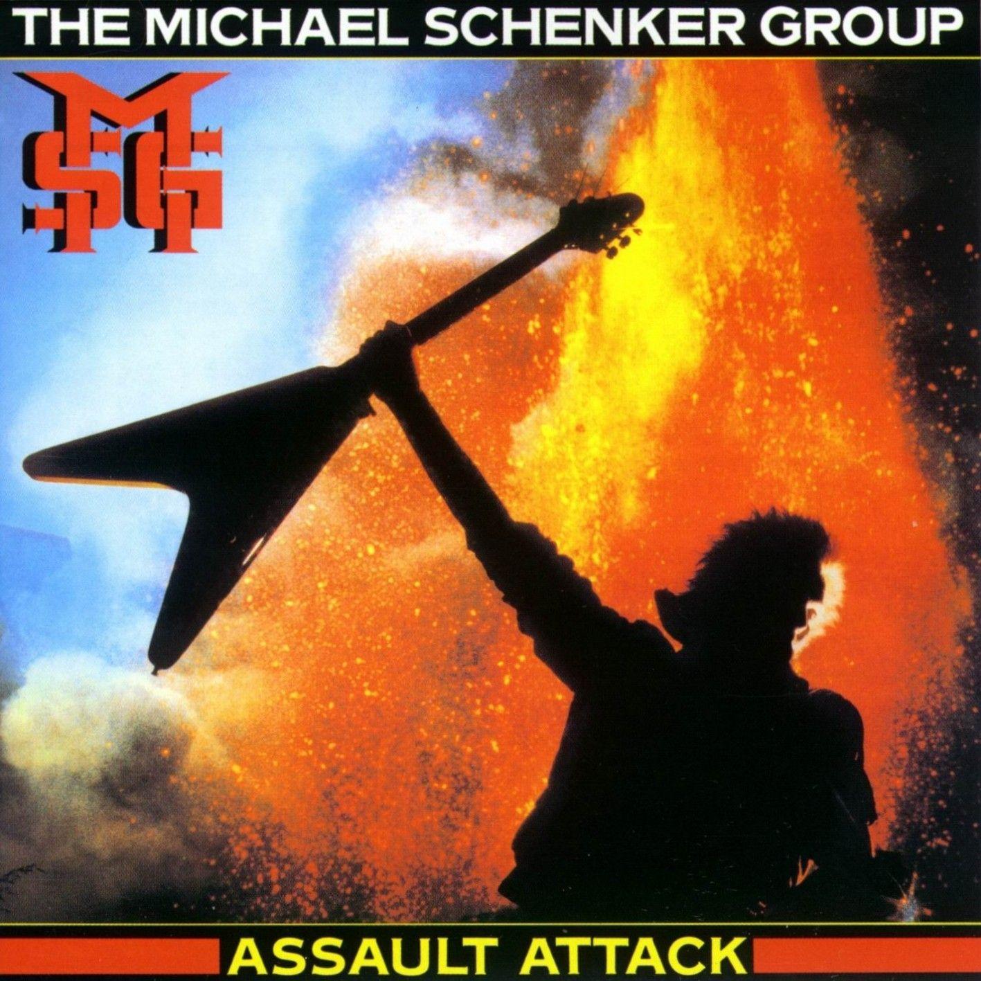 Album cover of "Assault Attack" by Michael Schenker Group
