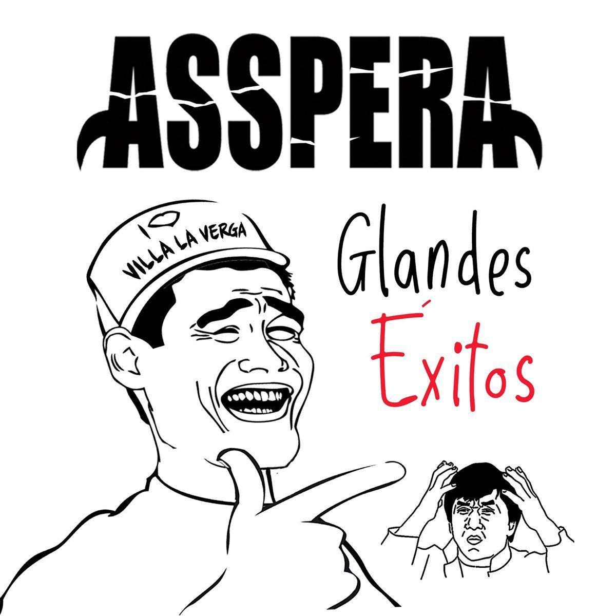 Capa do Álbum "Glandes Exitos", de Asspera