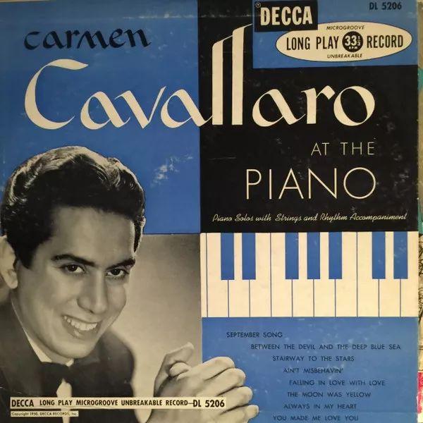 Portada de Álbum "Carmen Cavallaro At The Piano", de Carmen Cavallaro