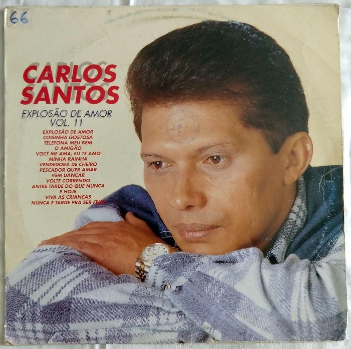 Portada de Álbum "Explosão de Amor", de Carlos Santos