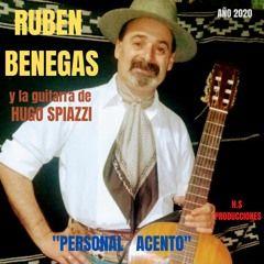 Portada de Álbum "Personal Acento", de Ruben Alberto Benegas