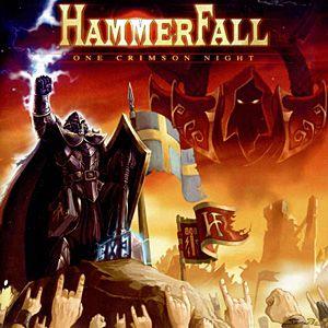 Capa do Álbum "One Crimson Night", de HammerFall