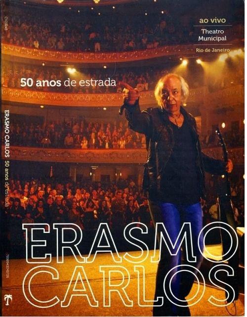 Portada de Álbum "50 Anos de Estrada (Ao Vivo No Theatro Municipal)", de Erasmo Carlos