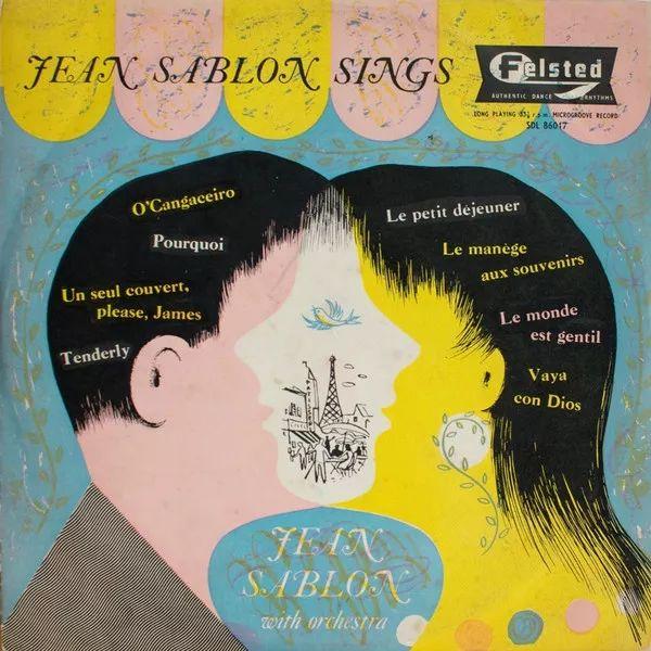 Portada de Álbum "Jean Sablon Sings", de Jean Sablon