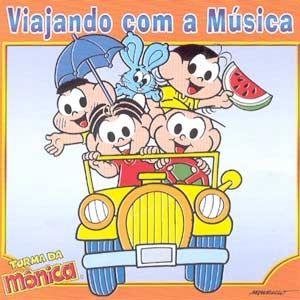 Portada de Álbum "Turma da Mônica: Viajando com a Música", de Turma da Mônica