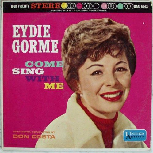 Capa do Álbum "Come Sing With Me", de Eydie Gorme