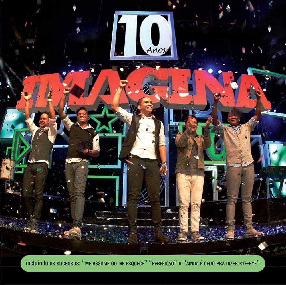 Capa do Álbum "Imagina 10 Anos (Ao Vivo)", de ImaginaSamba
