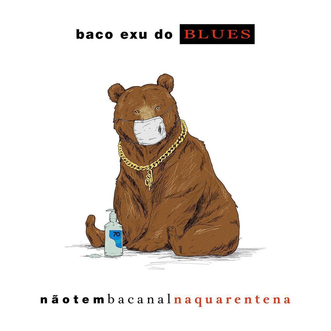 Portada de Álbum "Não Tem Bacanal Na Quarentena", de Baco Exu do Blues