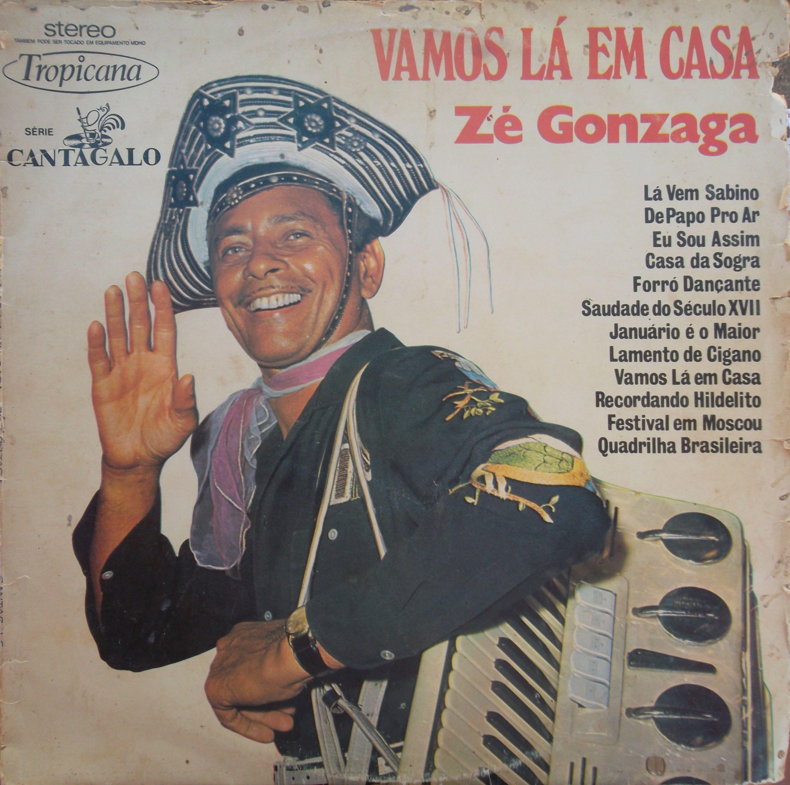 Portada de Álbum "Vamos Lá Em Casa", de Zé Gonzaga