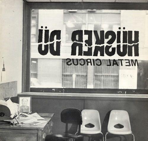 Portada de Sencillo/EP "Metal Circus", de Hüsker Dü