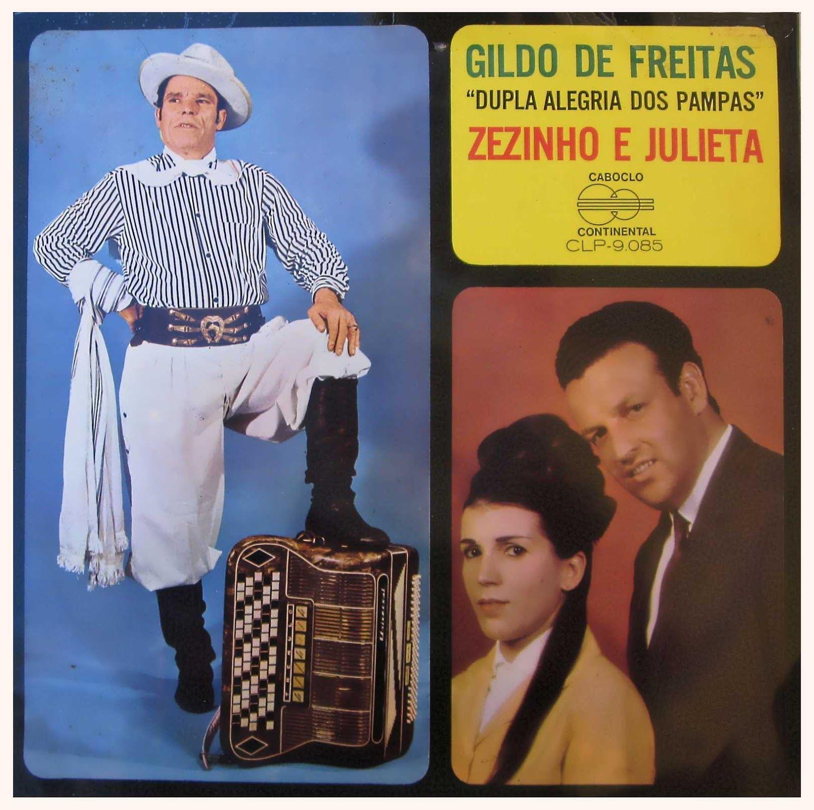 Portada de Álbum "Zezinho & Julieta", de Gildo de Freitas