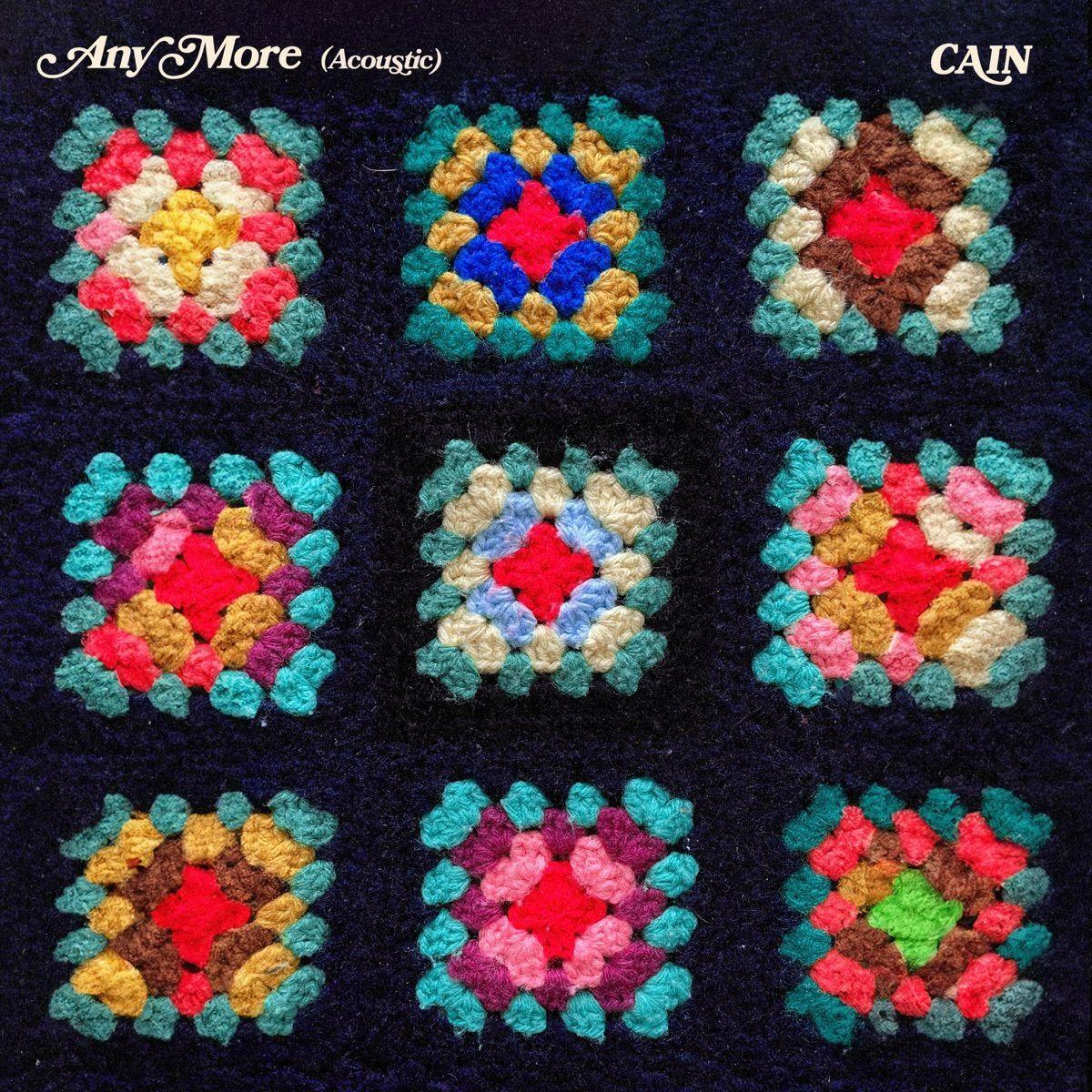 Single/EP cover of "Any More (Acoustic)" by Cain