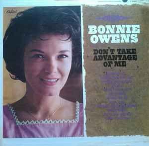 Portada de Álbum "Don't Take Advantage Of Me", de Bonnie Owens