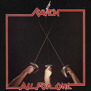 Portada de Álbum "All For One", de Raven