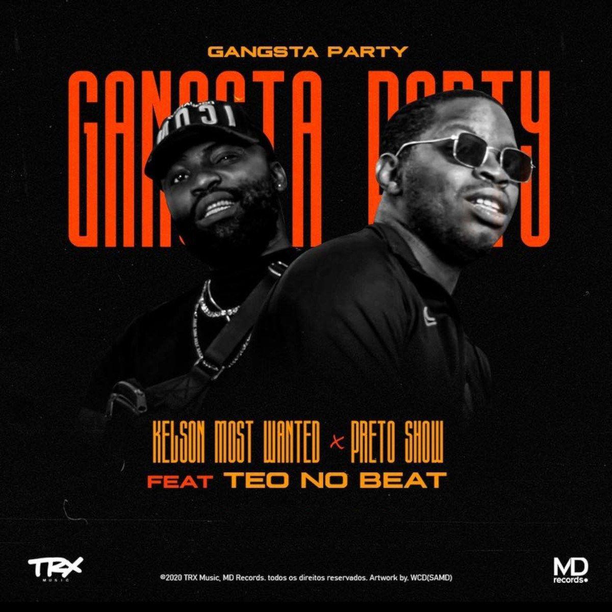 Capa do Single/EP "Gangsta Party", de Preto Show