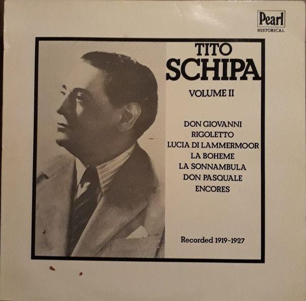 Capa do Álbum "Tito Schipa - Volume II", de Tito Schipa