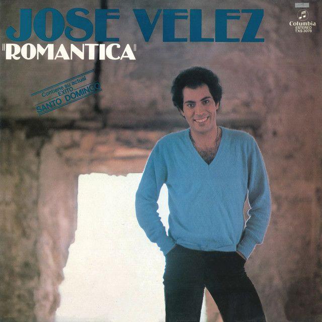 Portada de Álbum "Romántica", de José Vélez