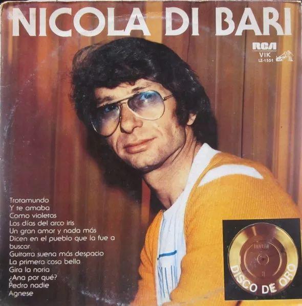 Portada de Álbum "Disco de Oro", de Nicola di Bari