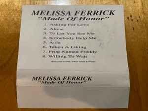 Portada de Álbum "Made Of Honor", de Melissa Ferrick