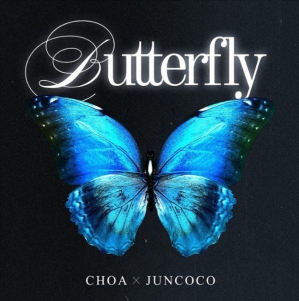 Portada de Sencillo/EP "Butterfly (feat. Juncoco)", de Choa (AoA)