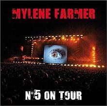 Portada de Álbum "N° 5 On Tour", de Mylène Farmer