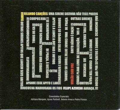 Portada de Álbum "Tamburilando Canções", de Felipe Azevedo