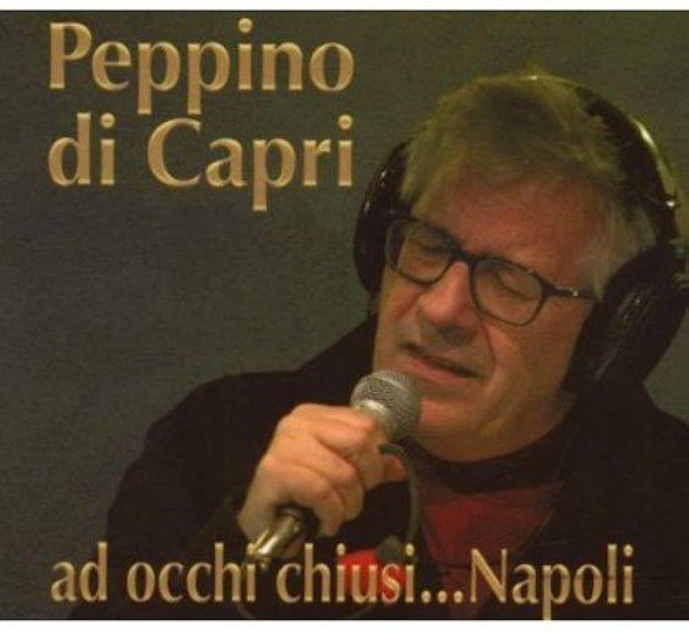 Portada de Álbum "Ad Occhi Chiusi...Napoli", de Peppino di Capri
