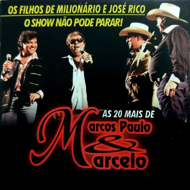 Portada de Álbum "As 20 Mais de Marcos Paulo e Marcelo: Os filhos de Milionário e José Rico (O Show Não Pode Parar)", de Marcos Paulo e Marcelo