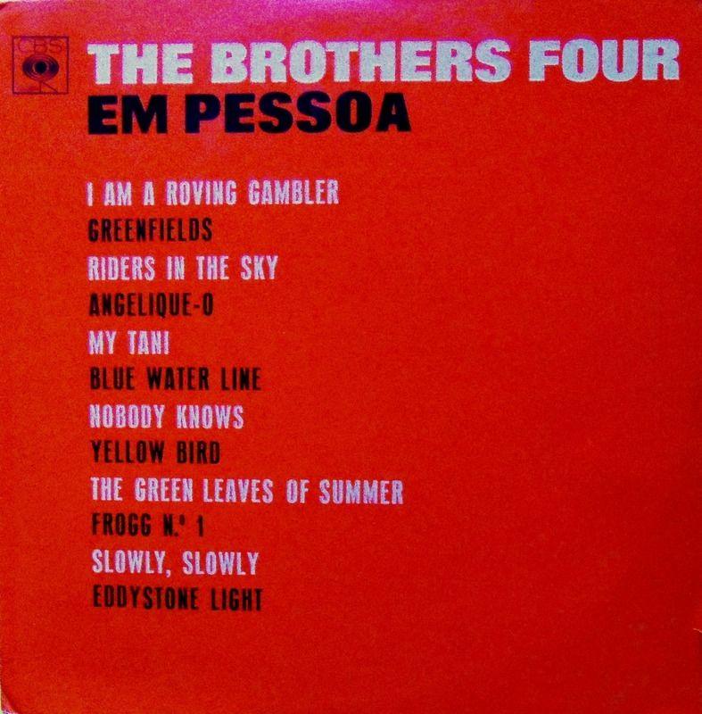 Album cover of "Em Pessoa " by The Brothers Four