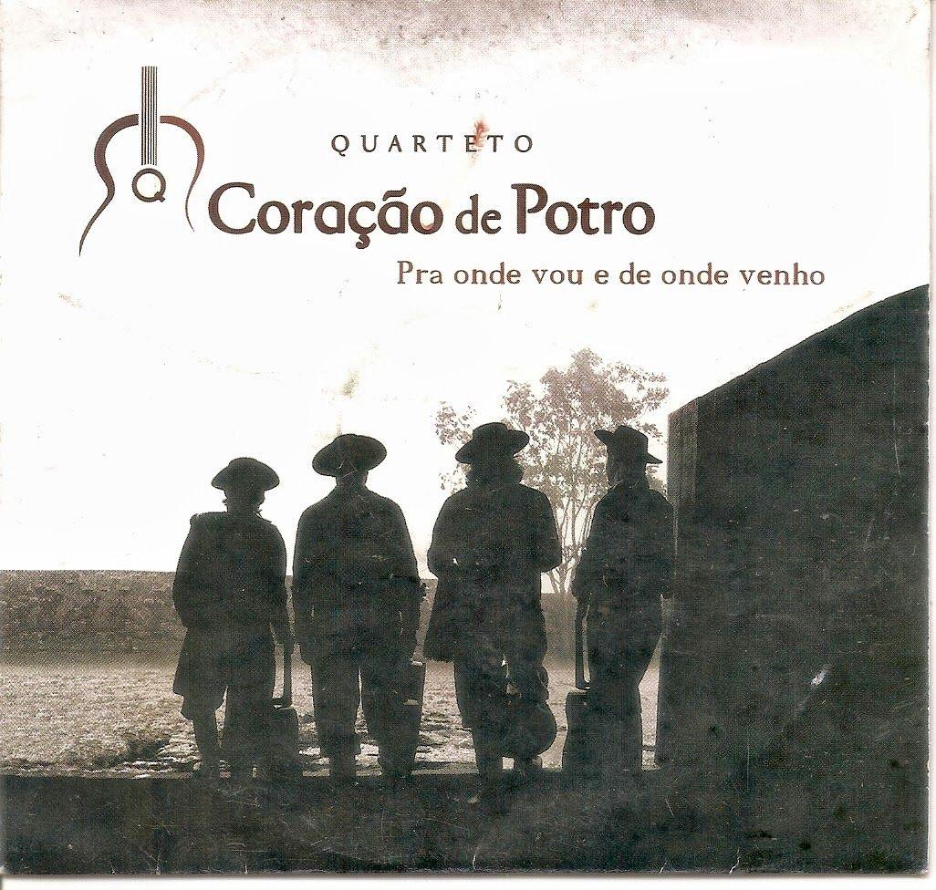 Capa do Álbum "Pra Onde Vou e de Onde Venho", de Quarteto Coração de Potro