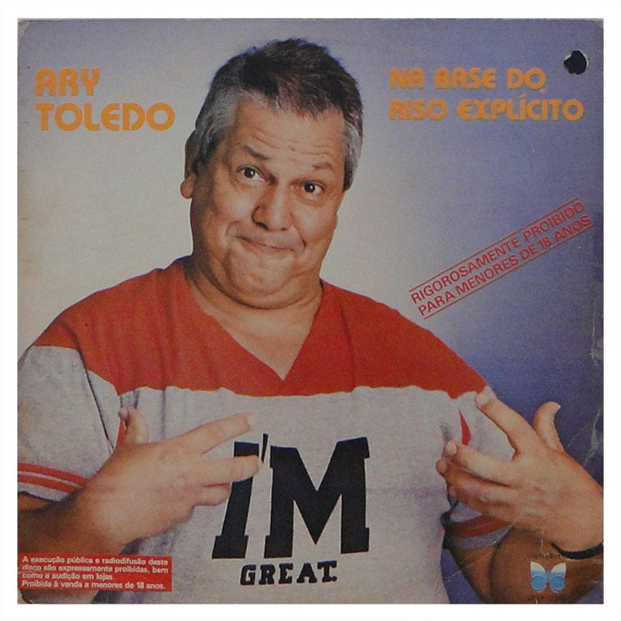 Portada de Álbum "Na Base do Riso Explícito", de Ary Toledo