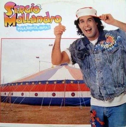 Capa do Álbum "Pula, Brinca, Agita!", de Sérgio Mallandro