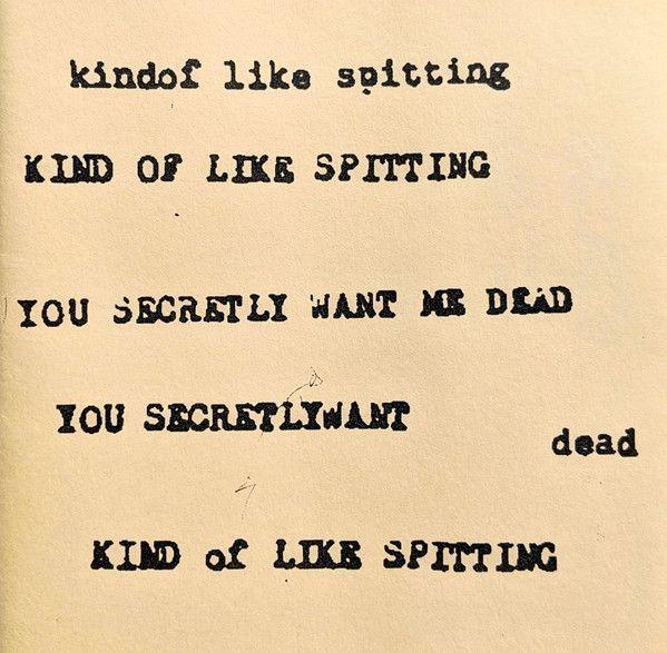 Portada de Álbum "You Secretly Want Me Dead", de Kind Of Like Spitting