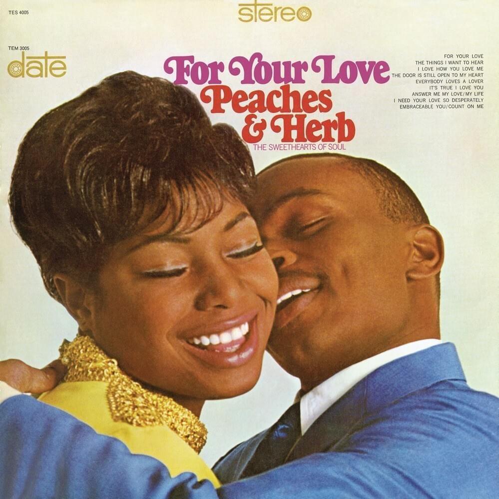 Capa do Álbum "For Your Love", de Peaches & Herb
