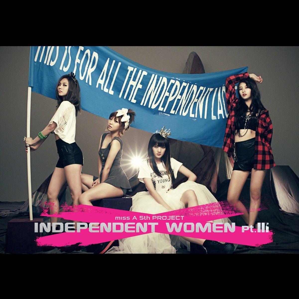 Capa do Single/EP "Independent Women, Pt. III", de miss A