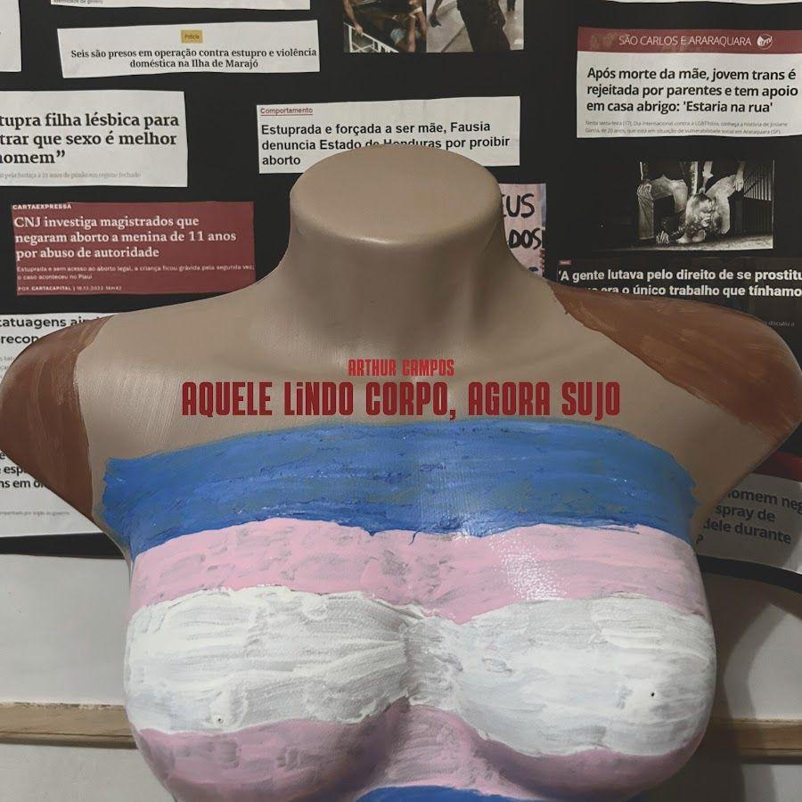 Capa do Álbum "Aquele Lindo Corpo, Agora Sujo", de Arthur Campos