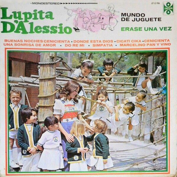Portada de Álbum "Canta a Los Niños", de Lupita D'Alessio