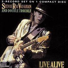 Portada de Álbum "Live Alive", de Stevie Ray Vaughan