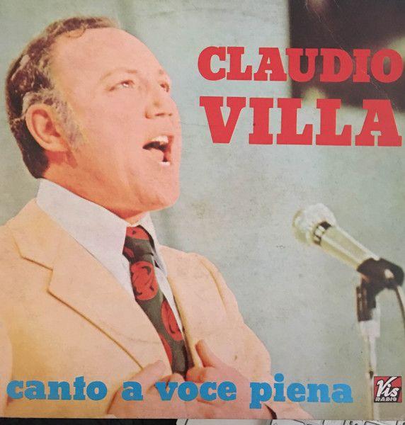 Capa do Álbum "Canto a Voce Piena", de Claudio Villa