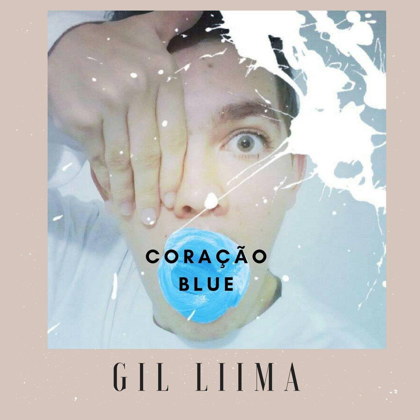 Portada de Álbum "Coração Blue", de Gil Liima