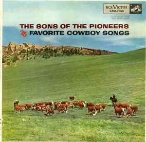 Portada de Álbum "25 Favorite Cowboy Songs", de Sons Of The Pioneers