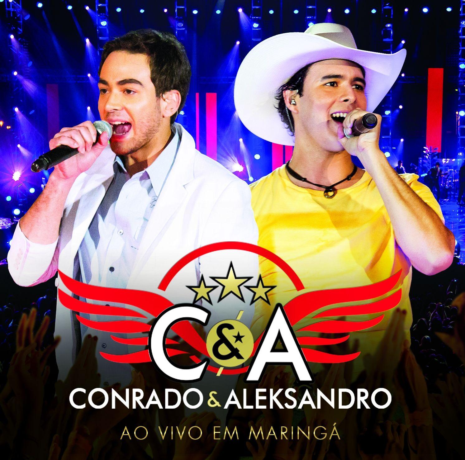 Portada de Álbum "Ao Vivo em Maringá ", de Conrado e Aleksandro