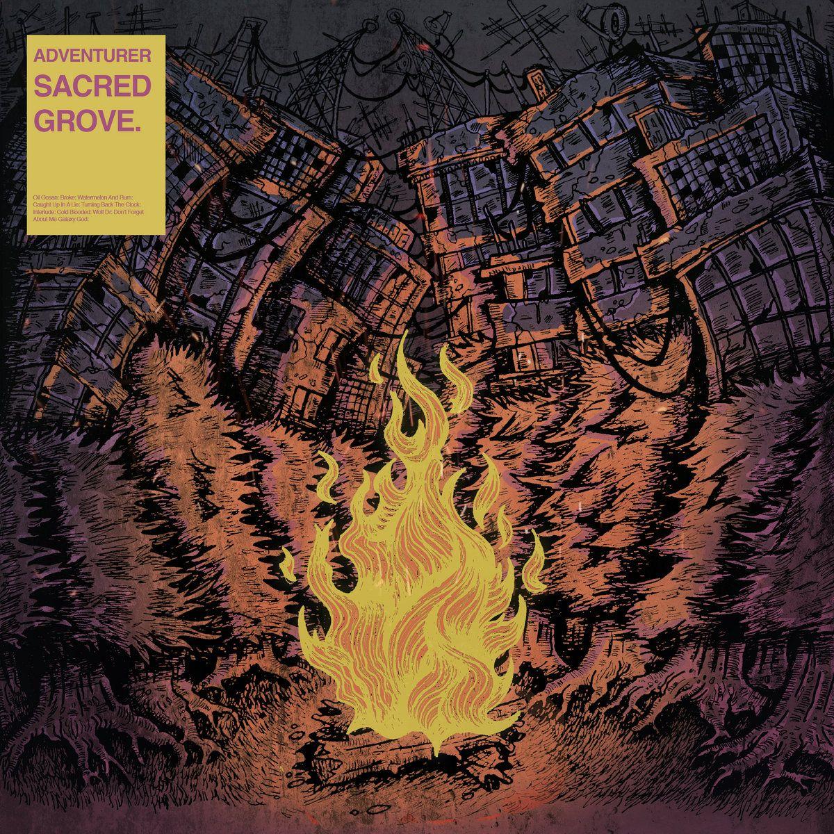 Portada de Álbum "Sacred Grove", de Adventurer