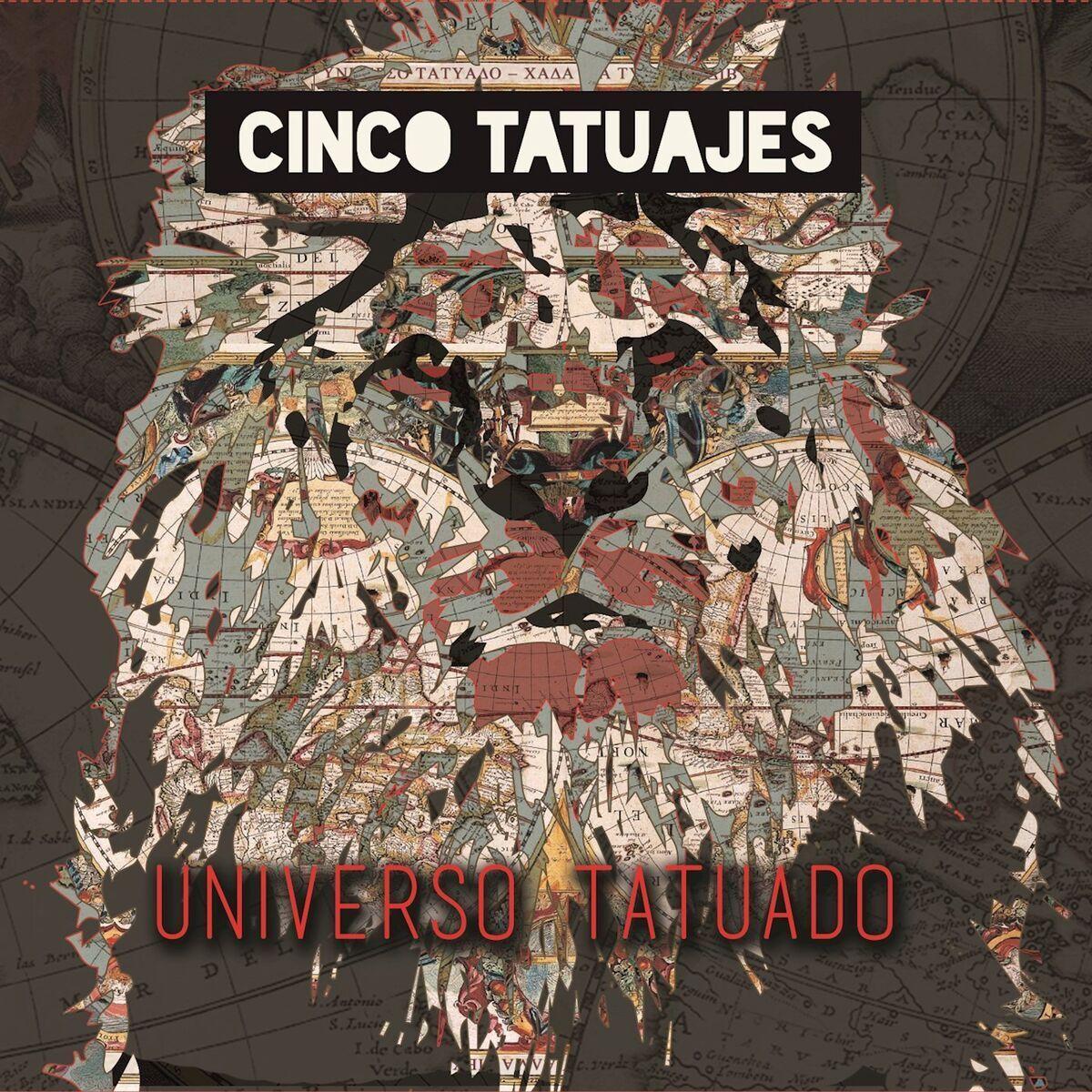 Portada de Álbum "Universo Tatuado", de Cinco Tatuajes