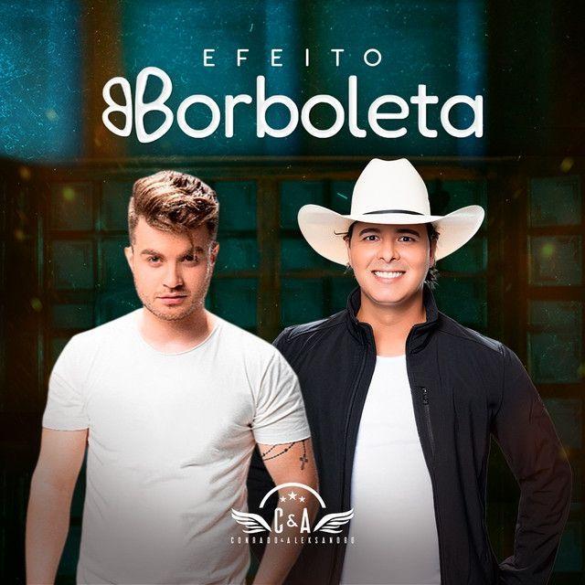 Portada de Sencillo/EP "Efeito Borboleta", de Conrado e Aleksandro
